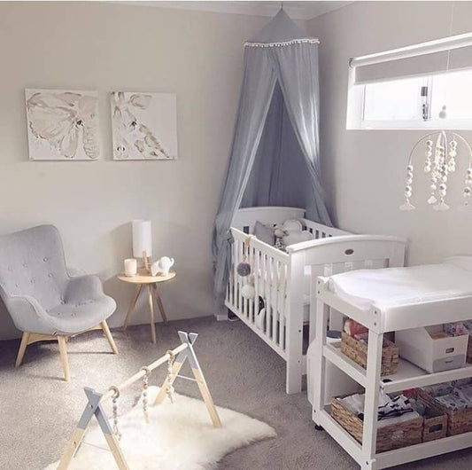 Snow White Change Mat Cover- Soft & Waterproof