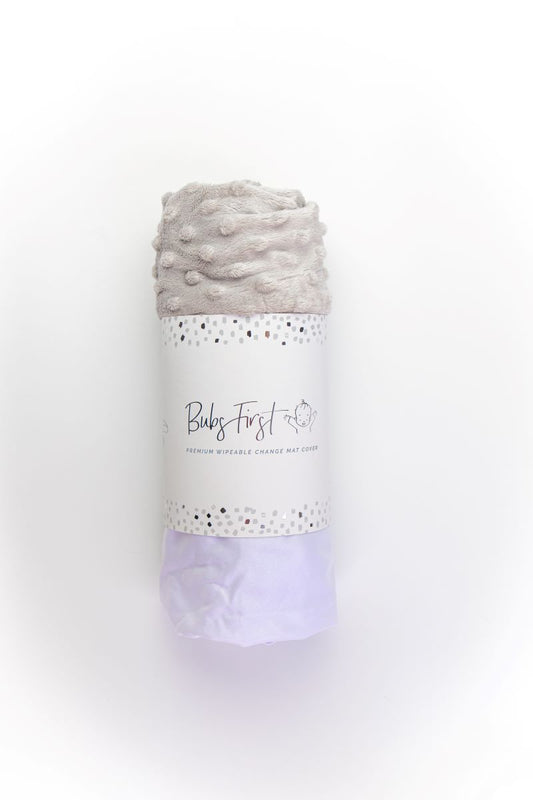 EOFY Bundle: Snow White & Cloud Grey Change Mat Covers + FREE Wipes Case