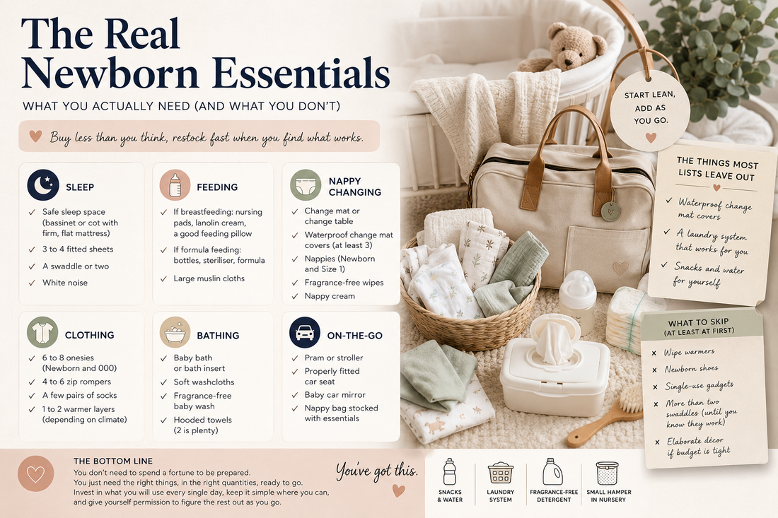 The Only Newborn Essentials Checklist You Actually Need (From a Real Mum)