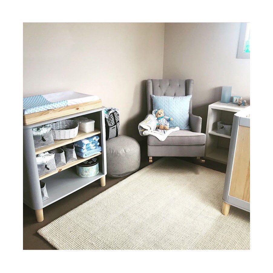 Baby Blue Change Mat Cover – Soft & Waterproof