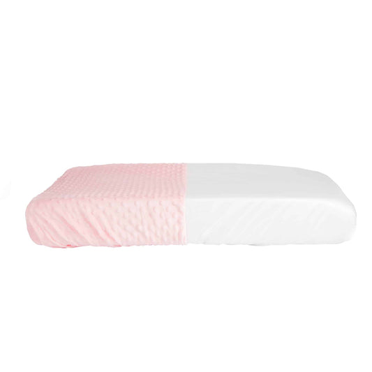 Candy Pink Change Mat Cover – Soft and Waterproof