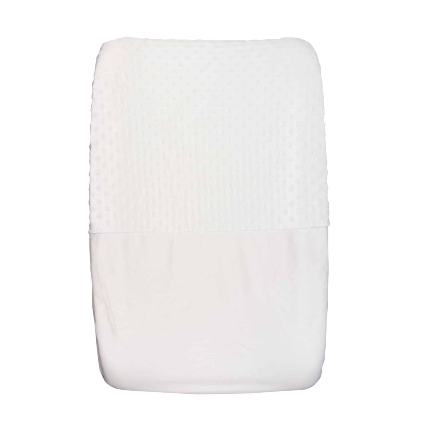 Baby change mat cover - snow white