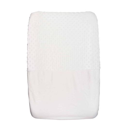 Baby change mat cover - snow white